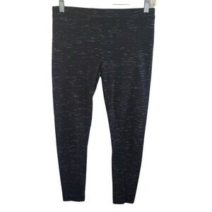 Lauren Conrad Leggings Womens Small Space Dyed Black Pull on Elastic‎ Waist Chic